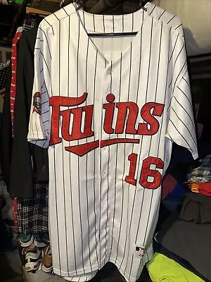 Majestic Minnesota Twins Jersey HHH Metrodome #16 Kubel Mens Sz 54 White 2009 • $100