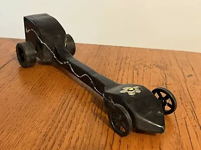 Vtg Boy Scouts Handmade Pinewood Soap Box Derby Toy Race Dragster Car • $15.75