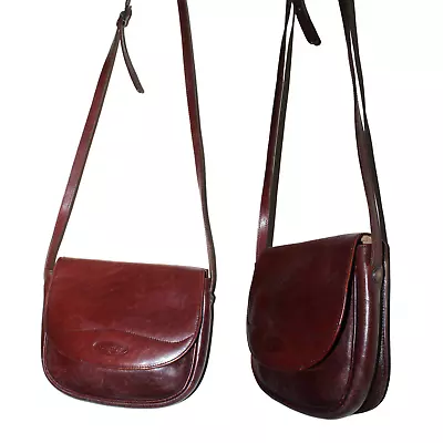 $50.15 • Buy Vintage OROTON Genuine Leather Brown Cross Body Bag