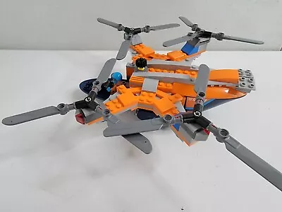 Lego City Quad Copter Artic Equipment Helicopter Orange Incomplete Build • $29.99