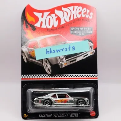 Hot Wheels Zamac Edition Mail In 2024 Custom 1970 Chevy NOVA Free Shipping • $48.99