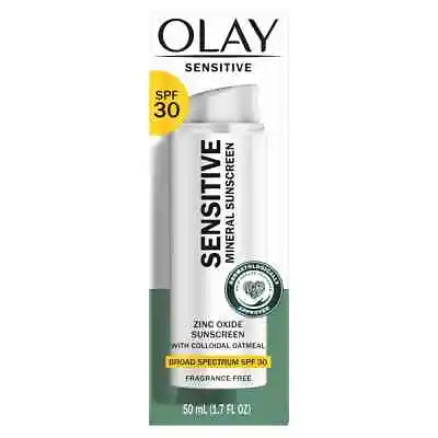$29.08 • Buy OLAY Sensitive Mineral Zinc Oxide Sunscreen SPF 30 1.7 Fl Oz NEW Exp. 02/2025