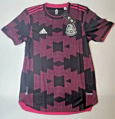 Mexico Home Jersey Authentic Heat.Rdy Adidas 2020-2022 Black Pink S-L NWT • $140
