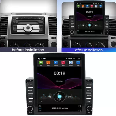 9.7'' Vertical Stereo Radio GPS Navigation Wifi For Nissan NAVARA D40 2006-2012 • $316.79