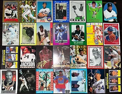 Michael Jordan + Nolan + Bo Jackson + Thomas Promo RC + Insert Lot --- FREE S&H • $17.99