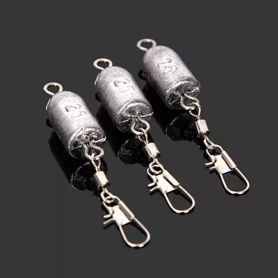 10g/15g/20g/25g/30g/40g/50g/60g/70g/80g/100g Bullet Shaped Double Ring FishiPT • $8.32