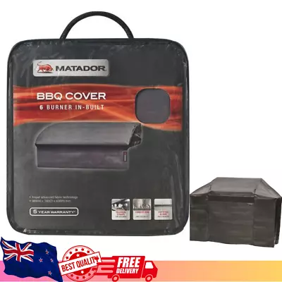 Matador XRepel Hooded BBQ Cover 6 Burner Air Ventilation Fortified Seams Handles • $116.95