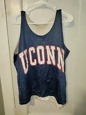 Vintage Rare Connecticut Uconn Basketball Practice Jersey One Size Reversible  • $60