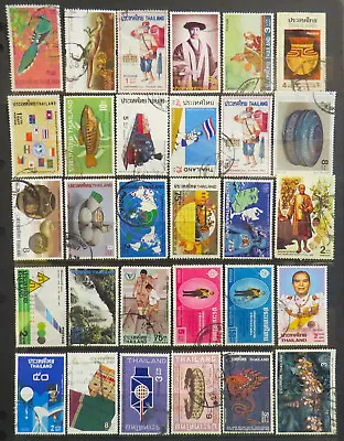 THAILAND BULK WORLD | 1 Scan Of STAMPS | USED  | FEB75 • $6.50