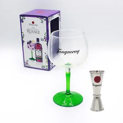 £12.95 • Buy Tanqueray Gin Balloon Glass & Stainless Steel Jigger Measure Bowl Goblet
