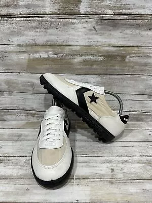 Converse VTG Men’s Soccer Football Cleats White & Black Made In USA Size 8 • $66.28