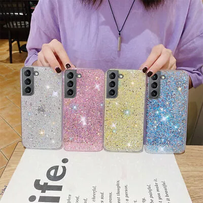Bling Glitter Shockproof Protective Case Cover For Samsung A13 A22 A20 S22 Ultra • $8.25