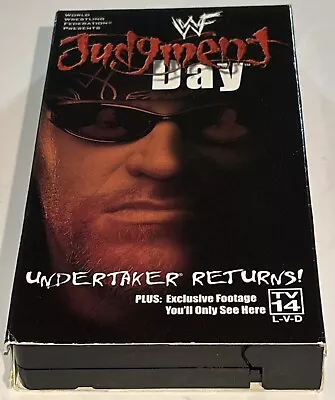 Vintage Judgement Day WWF/WWE 2000 VHS/VCR Home Video; Undertaker Returns • $14.99