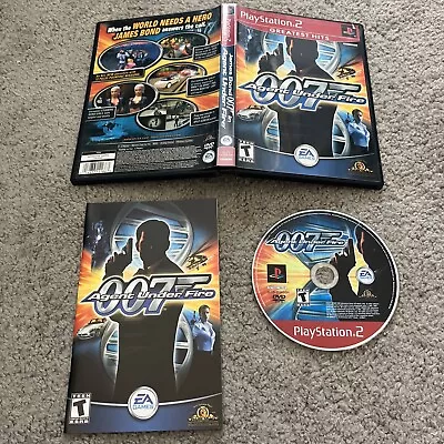 007 Agent Under Fire Greatest Hits Sony Playstation 2 PS2 Complete CIB Tested • $8.95