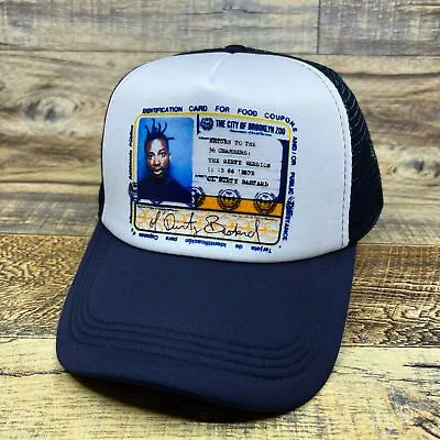 Ol' Dirty Bastard Mens Trucker Hat Navy Snapback 90s Hip Hop Rap Baseball Cap • $19.99