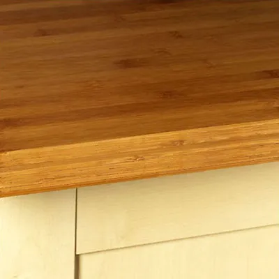 Caramel Bamboo Wood Kitchen Worktops Oils And Accessories Solid Wooden Worktop • £14.95