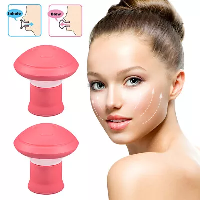 $10.98 • Buy 2PCS Face Slimming Lift Skin Firming V Shape Exerciser Facial Mouth/Jaw Line 