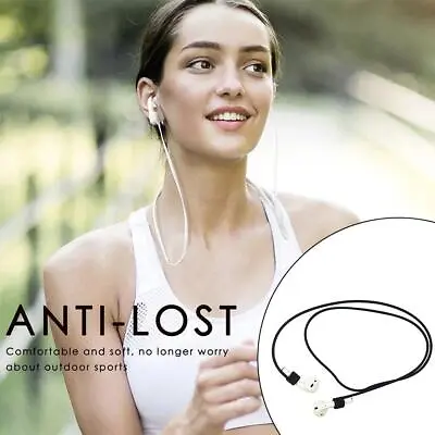 Anti-Lost Silicone Earphone Rope Holder Cable For AirPods Headphone U1F3 • $1.79