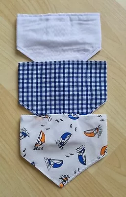 £3.99 • Buy Set Of 3 Bandana Bibs For 10 To 16 Inch Baby Doll/FIRST BABY ANNABELL/Boy (3)