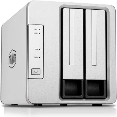 £289.99 • Buy TerraMaster F2-210 2-Bay NAS Quad-Core CPU C/w 6TB Storage (2 X 3TB) DPD UK