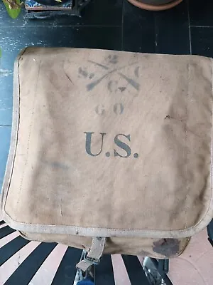 Us Army Haversack Infantry Unit Marked Satchel Bag • $99