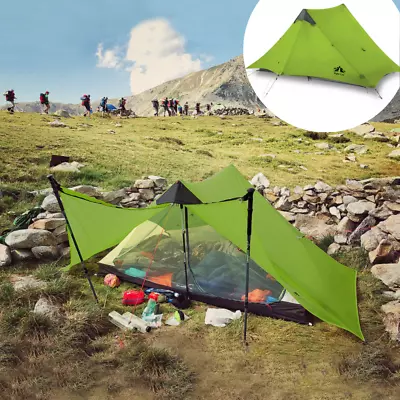 Night Cat 2 Person Ultralight Tent Double-layer Hiking Backpacking Tent 2024 • £199.98