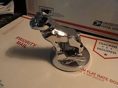 Vintage Mack Truck Chrome Bulldog Hood Ornament With Chrome Hood Base • $279.99