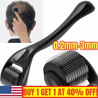 Beard Derma Roller For Hair Loss Beard Growth 0.50MM Titanium Derma Roller Micro • $19.79