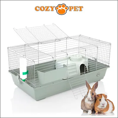 Rabbit / Guinea Pig Indoor Cage By Cozy Pet 100cm RB100-S Rat Chinchilla Hutch • £55.99