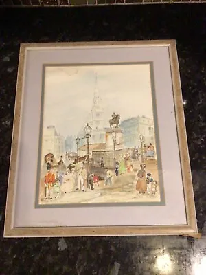 G. Emerson Vintage Drawing Framed & Signed - London - • £16