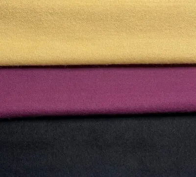 £0.99 • Buy Knit Jersey Fabric Brushed Textured 59   Wide Sold By Metre