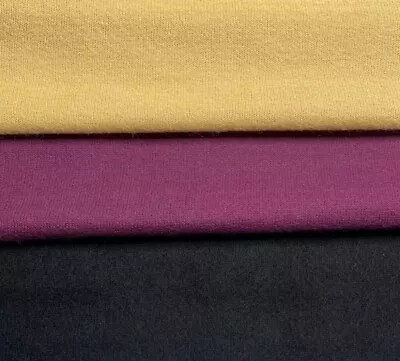 £0.99 • Buy Knit Jersey Fabric Brushed Textured 59   Wide Sold By Metre