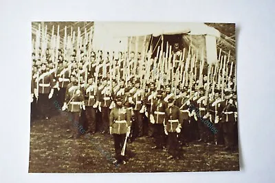 Military Photo Lancashire Fusiliers 2nd Bt. Regiment On Parade 1864 • £3.50