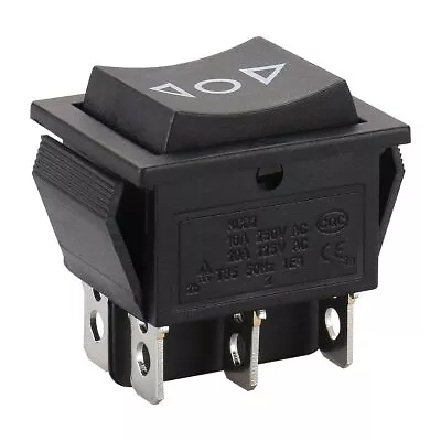 Baomain Momentary 6 Pin DPDT Button Rocker Switch ON/Off/ON AC 250V/10A 125V/... • $10.05