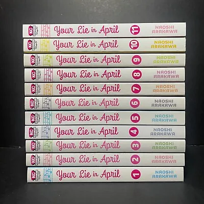 Your Lie In April Manga Volumes 1-11 Brand New English • $108