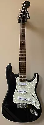 (MA6) Fender Starcaster Stratocaster Electric Guitar - Metallic Black Sparkle • $194.95