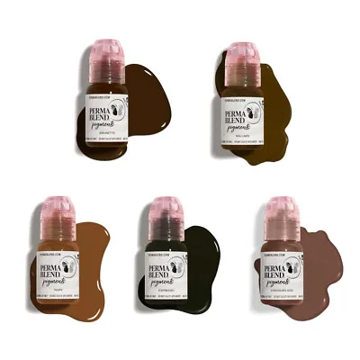 $11.39 • Buy PERMA BLEND Set Kit Permanent Makeup Microblading Pigments Permablend Pigment
