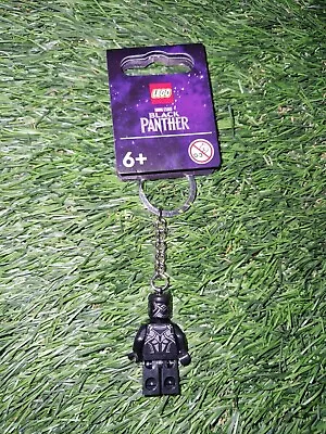 LEGO BLACK PANTHER Keychain/Keyring - Marvel/DC Superheroes 854189 • £8.95