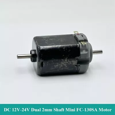 5-Pole Rotor Dual Shaft Mini 130 Motor DC 12V-24V High Speed DIY RC Rail Train • $2.45