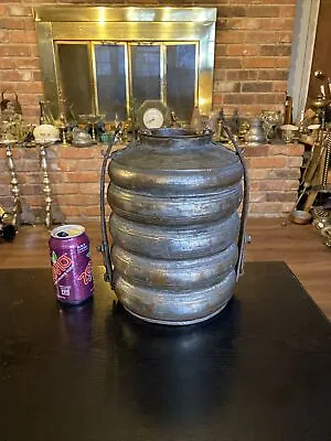 Large Antique Vintage 4 Tier Copper Tiffin Turkish Stacking Lunchbox Containers • $100