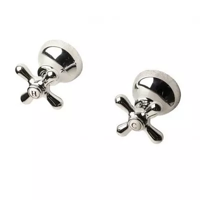 Nicolazzi CLASSIC PROVINCIAL WALL TOP ASSEMBLY TAPS Chrome-Cross Or Lever Handle • $731.95