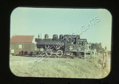 Original '50s Kodachrome Slide EDA Edaville 10 Steam Loco Lineup    27N55 • $3.49