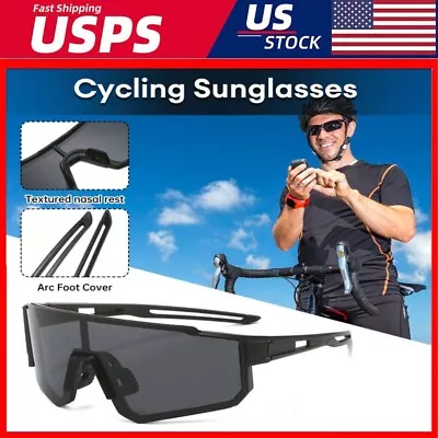 Cycling Glasses MTB Bike Eyewear Running Fishing Polarized Bicycle Sunglasses • $9.88