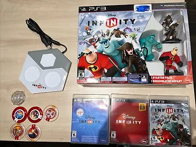 Disney Infinity PS3 Huge Lot. 1.0-3.0 Starter Pack & 32 Characters! PS3 Lot • $79