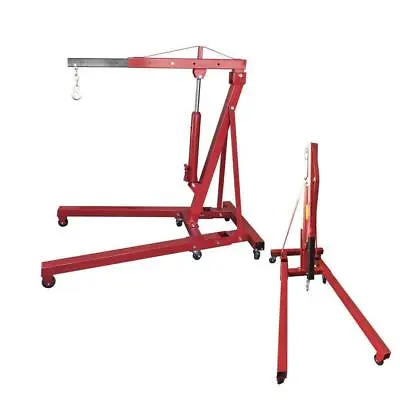 New Hot 2 Ton 4400 LB Engine Motor Hoist Cherry Picker Shop Crane Lift Foldable • $238.72