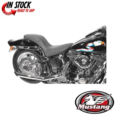 Mustang Daytripper 2-Up Seat For Harley Softail 06-10 FXST 07-17 FLSTF • $469.20