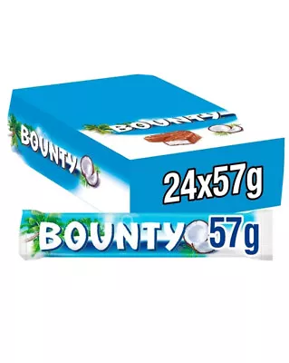 £18 • Buy 24 X 57g Bounty Milk Chocolate, Bounty Milk Chocolate Bar Pack Of 24 X 57g 