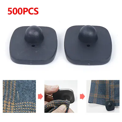 500* EAS Supermarket Checkpoint Anti-Theft Sensor Security Hard Tags 8.2Mhz+Pins • $41.80