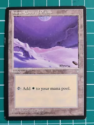 Magic The Gathering (MTG) - Snow-Covered Plains - Ice Age - LP • $1