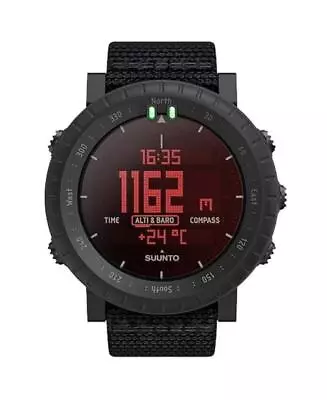 Men Sports Functional Quartz Watch Suunto SS050504000 Black Dial • $189.05